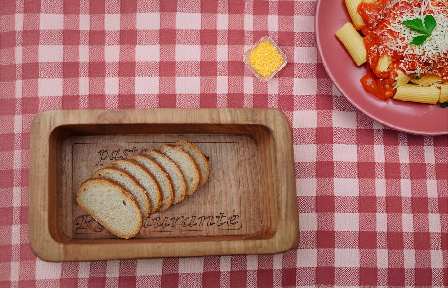 Pocillos Rectangulares Madera