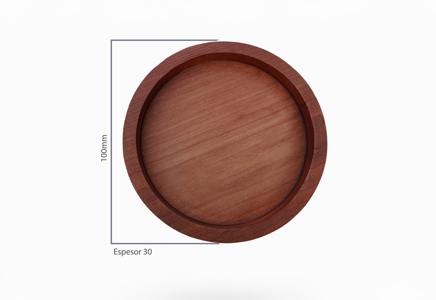 Pocillos Redondos Madera Pino o Lenga