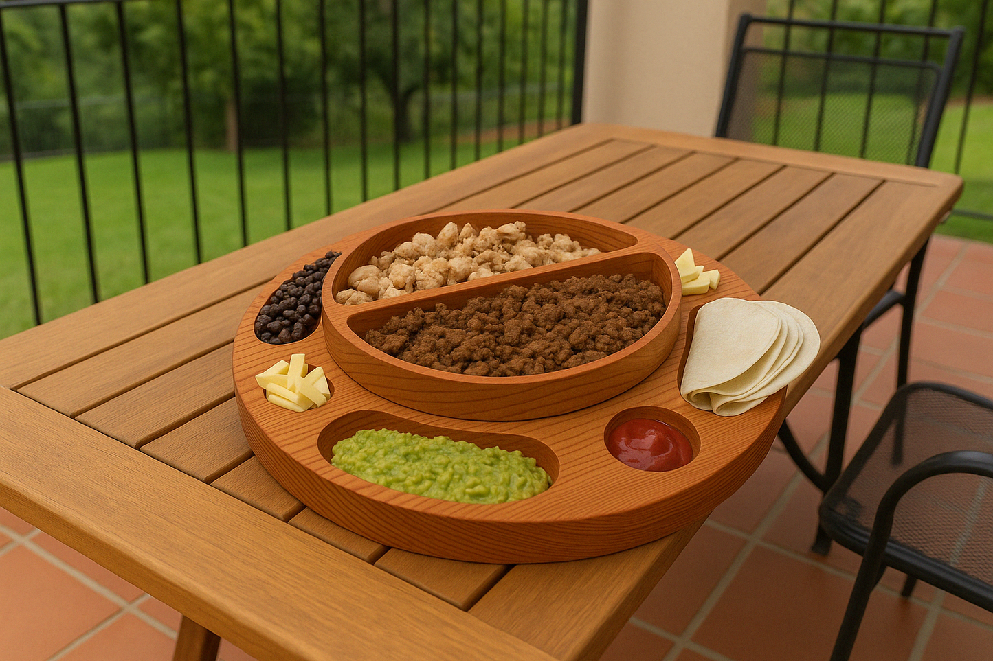 Bandeja Giratoria dos Niveles