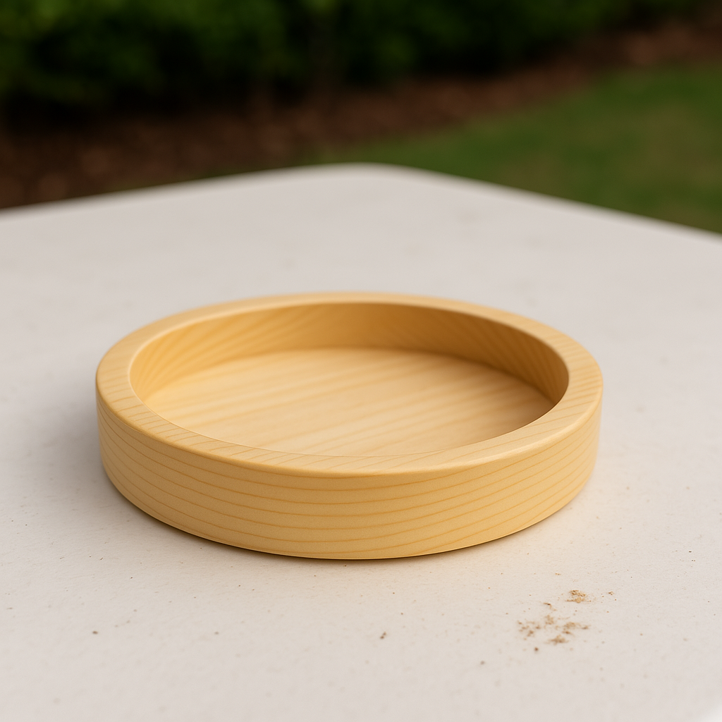 Pocillos Redondos Madera Pino o Lenga