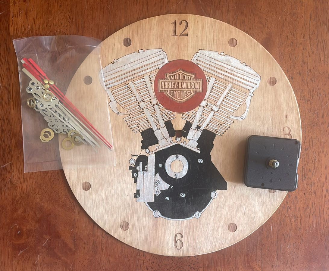 Reloj de Pared Tipo Pistón