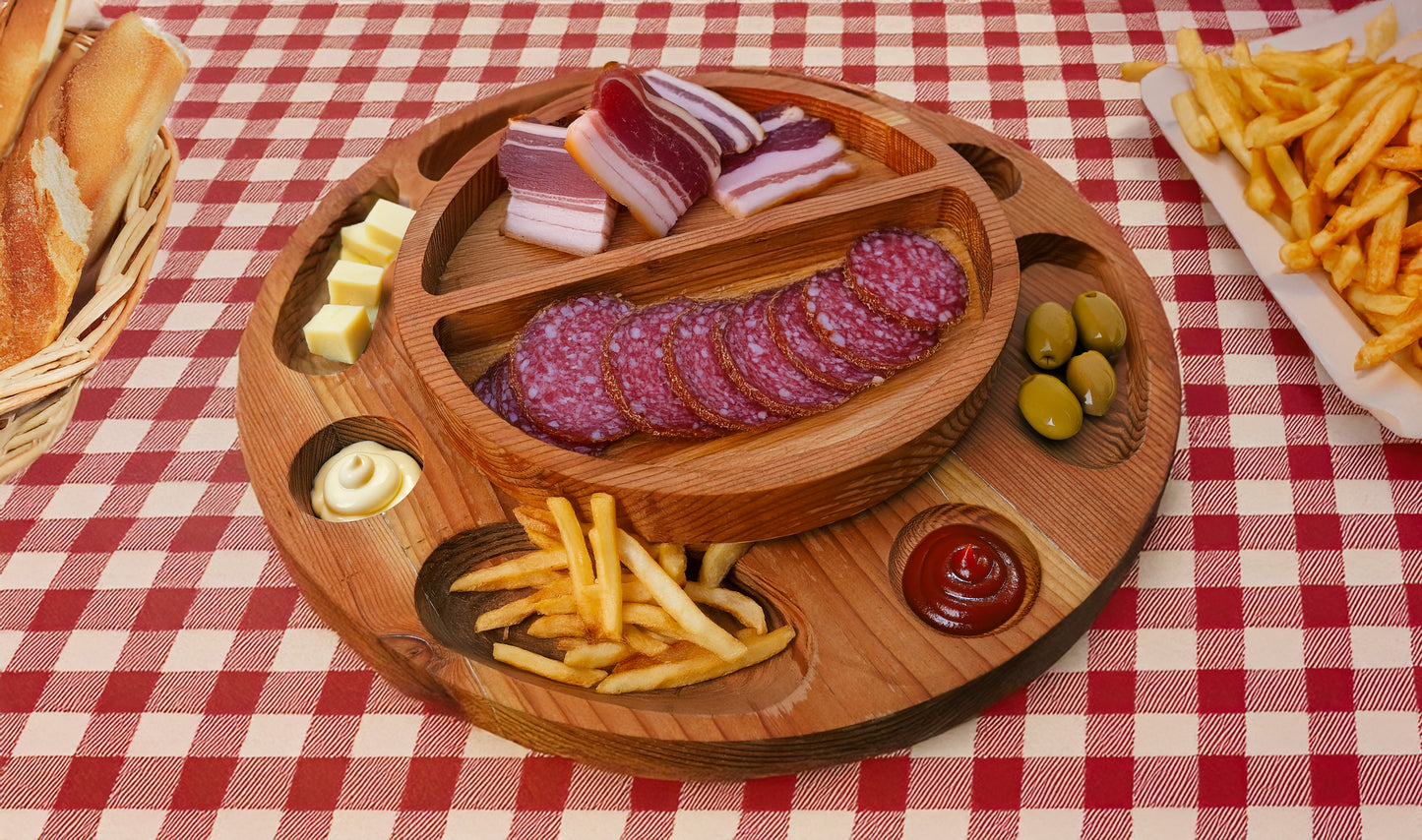 Bandeja Giratoria dos Niveles